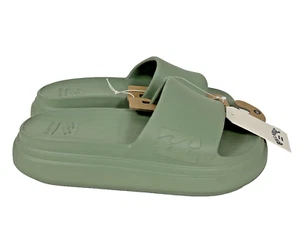 BILLABONG Women's Size 10 Green Platform Cushion Slides Summer Time Beach - Picture 1 of 12
