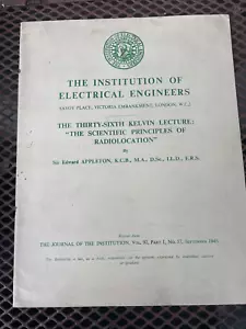 Eleven offprints by Edward Appleton - Picture 1 of 16