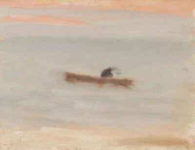 Solitude Clarice Beckett 1932 Australian Tonalist Seascape Atmospheric Print - Image 1 of 2