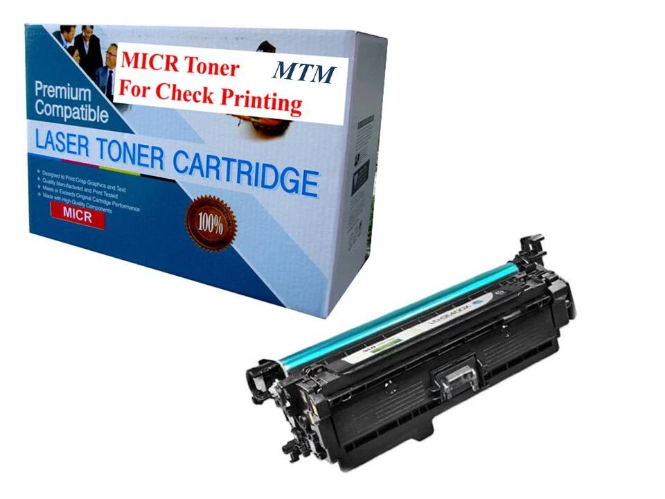 MICR TONER MART 507A 507X CE400X CE400A MICR for Check Printing.  M551 M551n - Image 1 of 1