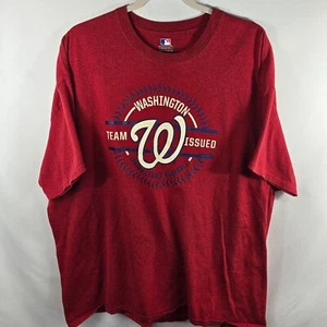 Genuine Merchandise Washington Nationals Red Henley Size 2XL (NN-24) - Bild 1 von 5