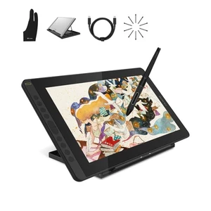 Kamvas 16 Grafiktablett mit Display 156 Zoll,8192 Stufen Batterieloser Stift ... - Afbeelding 1 van 8