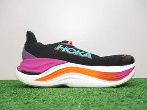 Hoka Skyward X Shoes Womens 6.5 Black Electric Aqua Road Track Running Trainer - Picture 1 of 16
