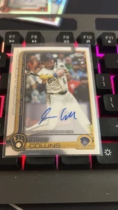 2025 Topps Chrome - Rookie Autographs Isaac Collins #RA-IC (AU, RC) - Bild 1 von 1