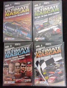 ESPN Ultimate NASCAR Vol. 1 2 3 4 DVD Set Complete Doc Series New Free Shipping - Picture 1 of 2