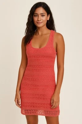 Charming Charlie Womens Sleeveless Top Shirt Medium Orange Beach Active Summer - Image 1 of 4