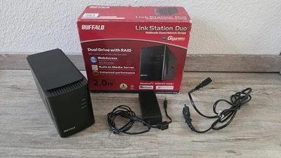 Buffalo LinkStation Duo NAS, 2 TB, 2x 1TB Seagate Barracuda - Bild 1 von 4