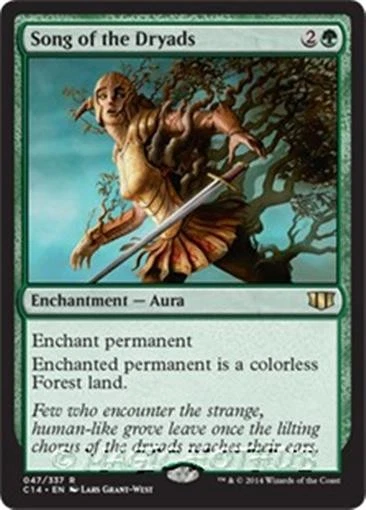 MTG - SONG OF THE DRYADS - Commander 2014 (R) - Image 1 of 1