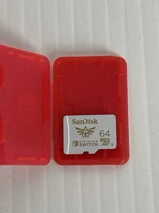 SanDisk 64GB Micro SDXC Zelda Memory Card for Nintendo Switch Free Post - Picture 1 of 3