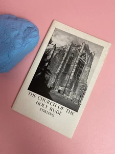 1967 The Church of The Holy Rude Stirling Vintage Visitor Guide - Foto 1 di 7