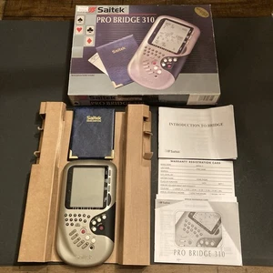 Vintage 1992 Saitek Pro Bridge 310 Game Electronic Portable Tested Works - Picture 1 of 9