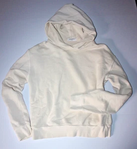 $138 perfectwhitetee Hooded Sweatshirt Womens M 100% Cotton Hoodie Light Tan - Picture 1 of 8