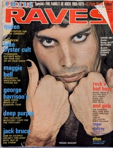 Circus Raves Magazine March 1975 Queen, Blue Oyster Cult, George Harrison, KISS - Picture 1 of 22