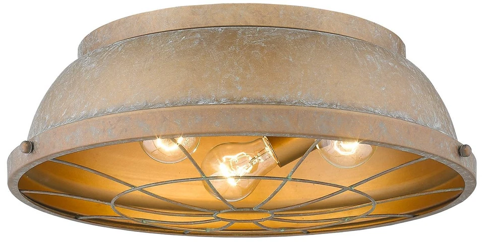 Bartlett 16 1/2" Wide Copper Patina Ceiling Light - Image 1 of 1