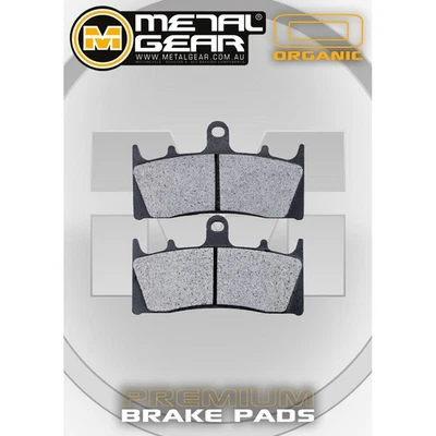 Brake Pads Organic Front Left or Right for KAWASAKI ZX-9R Ninja 1999 2000 2001 - Image 1 of 2