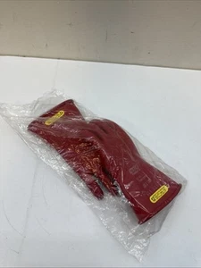 NOVAX Class 2 Rubber Insulating Glove with Straight Cuff Size 12 Red - Picture 1 of 2