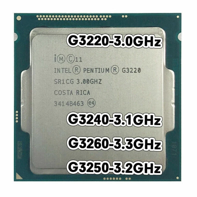 Intel Pentium G3220 G3240 G3250 G3260 CPU Dual-Core socket 1150 Processors - Image 1 of 1
