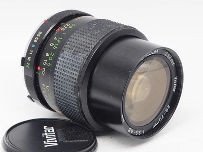 Minolta MD Camera Mount fit Vivitar 28-70mm 1:3.5-4.5 lens, Macro Focusing, LF34 - Image 1 of 4