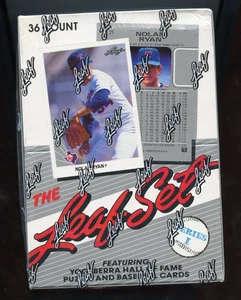 1990 Leaf Series 1 Factory Sealed Box ( 36 Packs ) FASC Sosa RC ? Griffey ? /6 - Picture 1 of 4