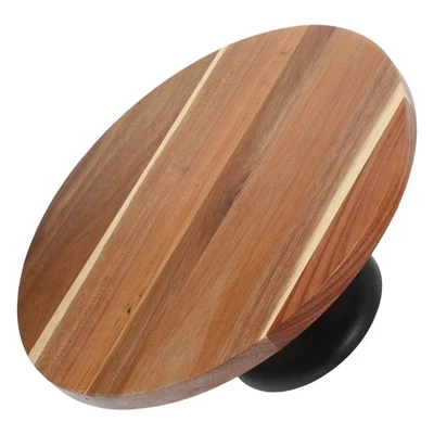 Acacia Wooden Cake Stand Candy Serving Plate Stands for Dessert Table - Image 1 of 4