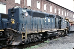 Central RR Of New Jersey (CNJ) - GP40p - #3672 - Original 35mm Slide - Bild 1 von 1