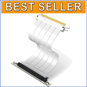 Ultra-Flexible 16x PCIE Gen 4 GPU Extension Cable with Right Angle Connector - Afbeelding 1 van 11