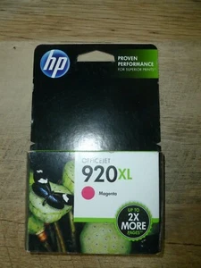 Genuine HP 920 XL Magenta Ink Cartridge Sept 2015 Sealed - - Picture 1 of 2
