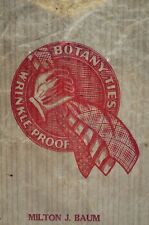 1940s Botany Ties - Wrinkle Proof - retailer product bag - SUPER RARE!
