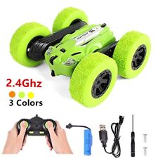4WD RC Cars Stunt Car 2.4G Remote Control Car Double Sided Flips Vehicles+Light