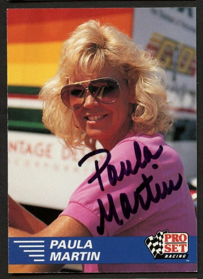 Paula Martin #31 signed autograph auto 1991 Pro Set  NHRA Trading Card - Image 1 of 1