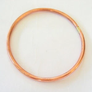 Handmade Copper Men Bangle Indian Kada Size 2.25'' CP 51 FREE SHIP - Picture 1 of 1