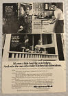Vintage 1969 KitchenAid Dishwashers Original Full Page Print Ad - Hard For Us