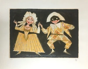 ENNIO FINZI 65x55 olio su tela " Verso il blu " 1990 con autentica su foto - Foto 1 di 2