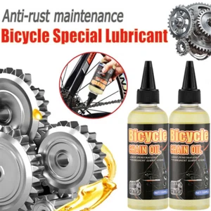 2PCS 100ml Chain Grease Lubricating Oil Lubricant for Road Bike Bicycle Cycling - Picture 1 of 22