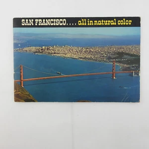 Folleto fotográfico de vacaciones de viaje vintage 1969 San Francisco California 9"x6" - Imagen 1 de 10