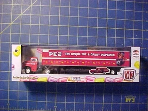 SEMI CAMION M2 1/64 PEZ 1958 SPARTAN LCF & 1957 CONSEGNA BERLINA CHEVROLET! NUOVO DI NUOVO - Foto 1 di 9