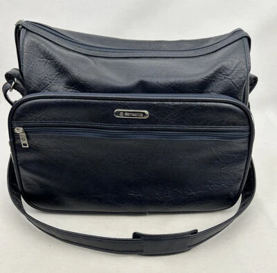 Samsonite Silhouette 15" Carry-On Travel Bag Suitcase Faux Leather W/Strap - Image 1 of 4