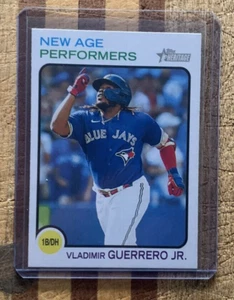 2022 Topps Heritage New Age Performers VLADIMIR GUERRERO JR #NAP-3 - Blue Jay - Picture 1 of 2
