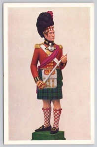 Schottland Statuette Black Watch Royal Highlanders Pilkington Jackson Postkarte - Bild 1 von 2