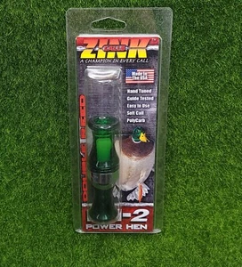 Zink PH-2 Power gallina policarbonato pato llamada doble caña, verde mallarde - ZNK963 - Imagen 1 de 3