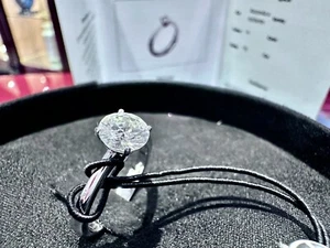Anello Solitario Carati 1,11 Colore H Vs Diamante Naturale Certificato Scontato - Foto 1 di 8