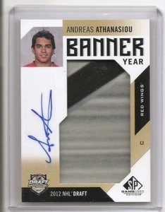 2016-17 SP Game Used Andreas Athanasiou Banner Year Auto Banner Card '12 Draft - Picture 1 of 2