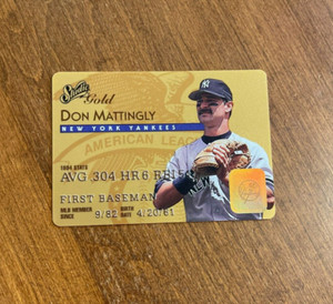 Don Mattingly 1995 Donruss Studio Gold #3 New York Yankees