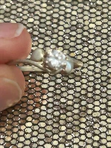 Ring band silver plated e45 size 5.75 0.82g - Picture 1 of 5