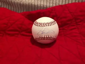 Terry Pendleton SIGNED AUTOGRAPHED pro league BASEBALL w/COA Braves great - Picture 1 of 4