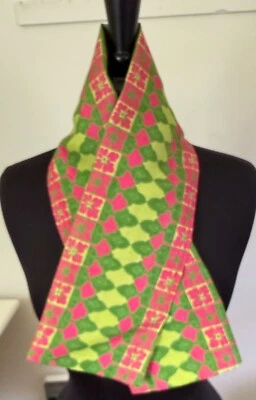 Vintage 1960s Thai Silk Scarf With Hand Rolled Hems  ZZ397 - Image 1 of 4