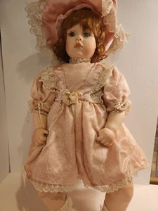 Vintage Treasured Heirloom Collection Janis Berard Porcelain Doll - Picture 1 of 7