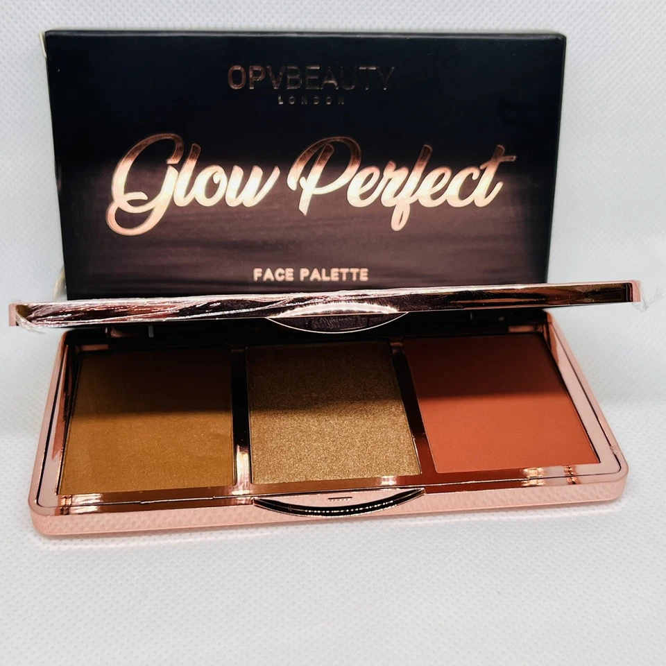 OPV Beauty Glow Perfect Face Palette Shade 3 | Blush Bronzer Highlighter NIB - Image 1 of 4