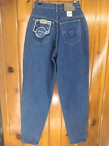 NOS Vintage Lee Womens 6M Med Sky Rider Deadstock Loose Fit Tapered Mom Jeans - Picture 1 of 18