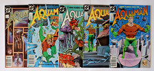 AQUAMAN LIMITED SERIES 5 ISSUE COMPLETE SET 1-5 (1989) DC NEWSSTAND EDITIONS